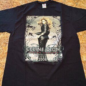 Vintage 2008-2009 Celine Dion conert t-shirt